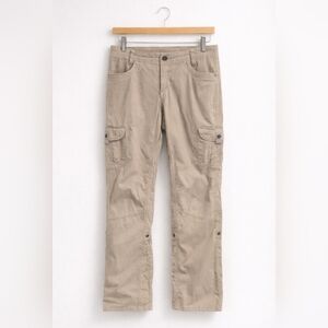 Kuhl Women's Roll Up Straight Leg Cargo Pants - Light Tan Size 8